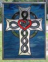 Red Heart Celtic Cross & Knot