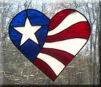 US Flag Heart